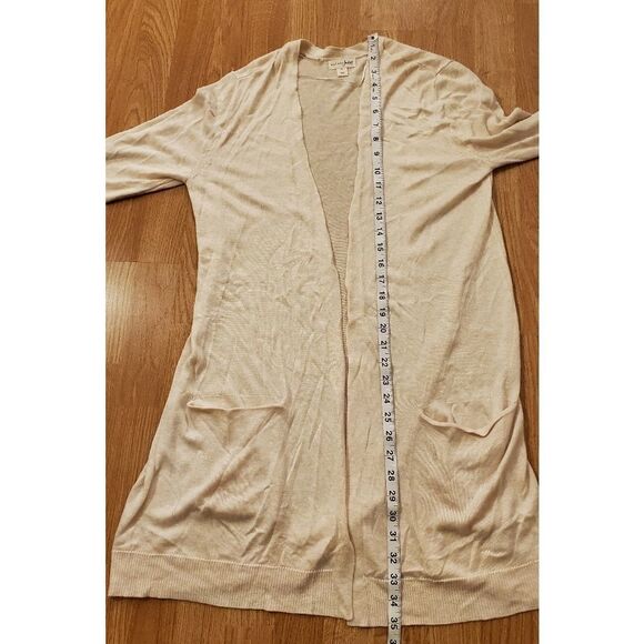 Maison Jules Long Open-Front Jersey Cardigan Sweater size Medium - NEW - Picture 7 of 11